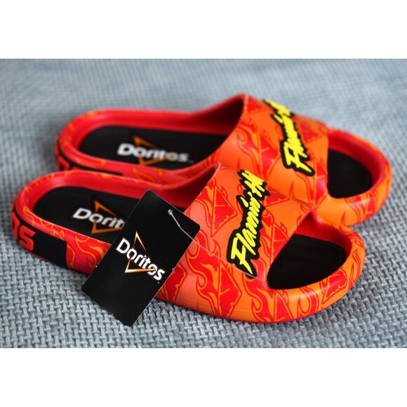 New! Size: 7 Men/8 Women | Doritos Flamin\' Hot Slip On Sandals / Slides main image 13